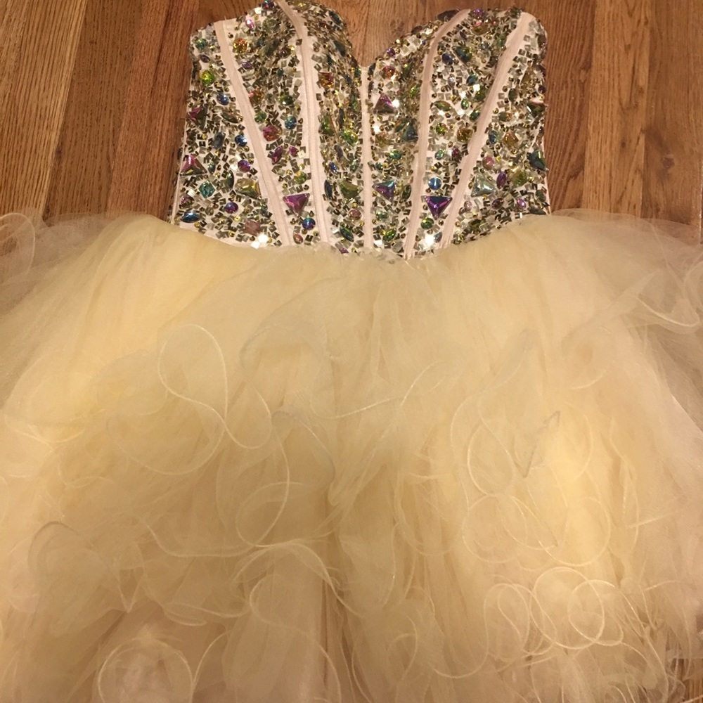 Gold Prom/Homecoming/Cocktail Dress